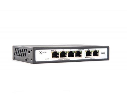 Коммутатор SKAT PoE-4E-2E PoE Plus switch, power 120W, ports: 4-Ethernet, 2-Uplink