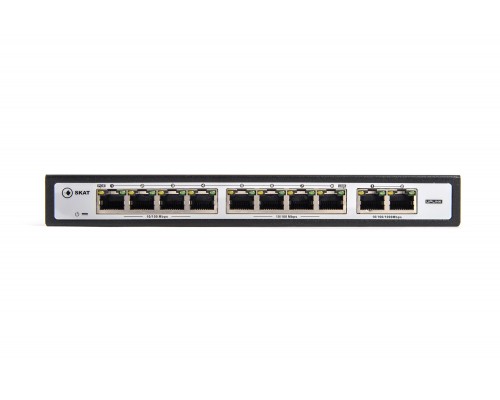 Коммутатор SKAT PoE-8E-2G PoE Plus switch, power 120W, ports: 8-Ethernet, 2-Uplink