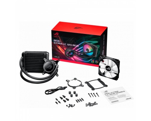 Жидкостная система охлаждения ROG STRIX LC 120 RGB /AIO COOLER,ARGB FAN, AURASYNC, RTL