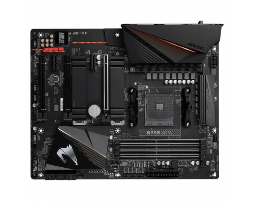 Материнская плата B550 AORUS PRO AX, Socket AM4, AMD B550, 4xDDR4-3200, HDMI, 3xPCI-Ex16, 2xPCI-Ex1, 6xSATA3(RAID 0/1/10), 2xM.2, 8 Ch Audio, 2,5GLan, WiFi, (6+4)xUSB2.0, (4+2)xUSB3.2, (1+1)USB3.2 Type-C™, ATX, RTL