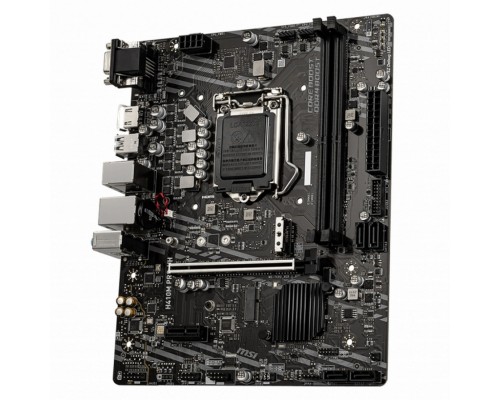 Материнская плата H410M PRO-VH Socket 1200, Intel® H410, 2xDDR4-2933, HDMI+VGA, 1xPCI-Ex16x, 1xPCI-Ex1x, 4xSATA3, 2xM.2, 8 Ch Audio, GLan, (4+2)xUSB2.0, (2+2)xUSB3.2, 1xPS/2, mATX, RTL