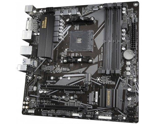 Материнская плата B560M DS3H, Socket 1200, Intel®B560, 4xDDR4-3200, D-SUB+DVI-D+HDMI+DP, 1xPCI-Ex16, 2xPCI-Ex1, 4xSATA3(RAID 0/1/5/10), 1xM.2, 8 Ch Audio, GLan, (2+4)xUSB2.0, (3+2)xUSB3.2, (1+0)xUSB3.2 Type-C™, 1xPS/2, mATX, RTL