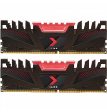 Оперативная память 16GB PNY DDR4 2666 DIMM XLR8 Gaming Memory [MD16GK2D4266616XR] Non-ECC, CL16, 1.2V, Heat Shield, XMP 2.0, Kit (2x8GB), RTL , (626666)                                                                                                  