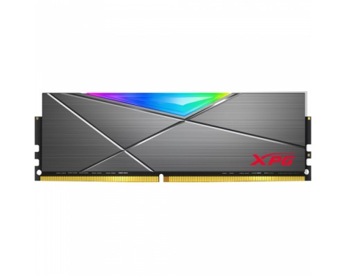 Оперативная память 8GB ADATA DDR4 3200 DIMM XPG SPECTRIX D50 RGB Grey Gaming Memory AX4U32008G16A-ST50 Non-ECC, CL16, 1.35V, Heat Shield, RTL, (931054)
