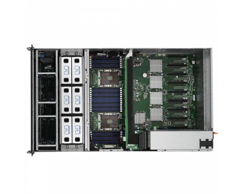 Серверная платформа B7109F77DV4HR-2T-NF Dual socket 2nd Gen Xeon Scalable Processor Family (Socket-F supported)/24 DIMM slots supporting up to 3TB DDR4 RAM/(8) Double-wide PCIe x16 slots for GPU card deployment/(1) PCIe x16 slot for high speed networ