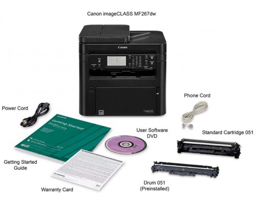 МФУ лазерное Canon i-SENSYS MF267dw