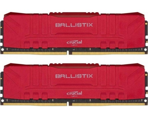 Оперативная память Crucial 32GB Kit (16GBx2) DDR4 3600MT/s CL16 Unbuffered DIMM 288 pin Ballistix Red