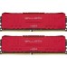 Оперативная память Crucial 32GB Kit (16GBx2) DDR4 3600MT/s CL16 Unbuffered DIMM 288 pin Ballistix Red