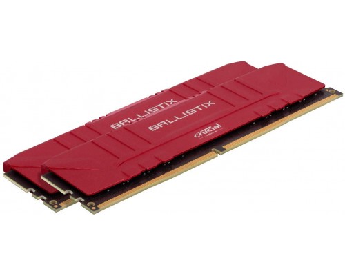 Оперативная память Crucial 32GB Kit (16GBx2) DDR4 3600MT/s CL16 Unbuffered DIMM 288 pin Ballistix Red