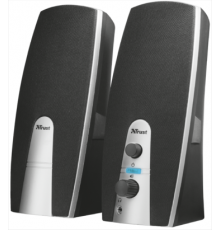 Акустическая система Trust Speaker System Mila, 2.0, 5W(RMS), USB / Mini jack 3.5mm, Black [16697]                                                                                                                                                        