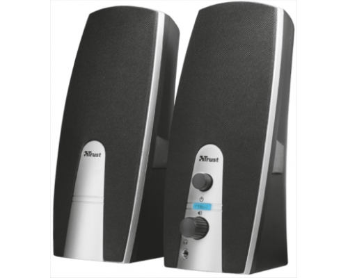 Акустическая система Trust Speaker System Mila, 2.0, 5W(RMS), USB / Mini jack 3.5mm, Black [16697]
