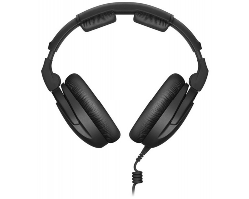 Закрытые мониторные наушники Sennheiser HD 300 PRO, 6 – 25,000 Гц. Сопротивление: 64 Ом. Уровень звукового давления: 123 дБ. Длина кабеля: 1,5 м. Разъём: джек 3,5 мм + адаптер на 6,3 мм