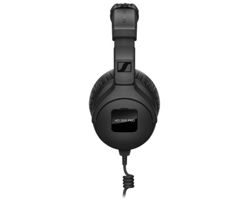 Закрытые мониторные наушники Sennheiser HD 300 PRO, 6 – 25,000 Гц. Сопротивление: 64 Ом. Уровень звукового давления: 123 дБ. Длина кабеля: 1,5 м. Разъём: джек 3,5 мм + адаптер на 6,3 мм