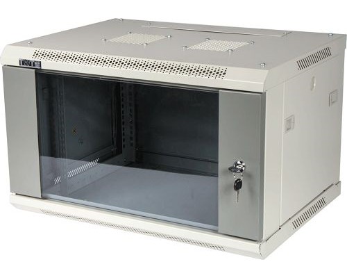 Шкаф настенный серии Pro, 15U 600x800, стеклянная дверь