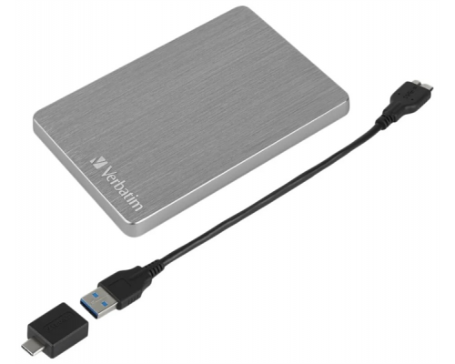 Жесткий диск Verbatim HDD External STORE N GO ALU SLIM 2,5