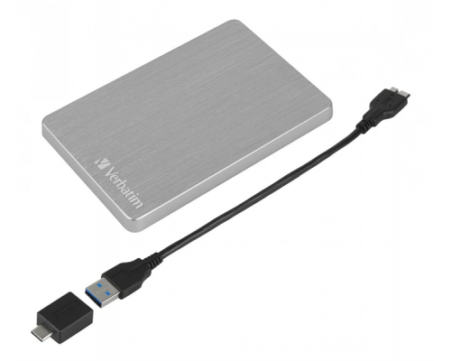 Жесткий диск Verbatim HDD External STORE N GO ALU SLIM 2,5