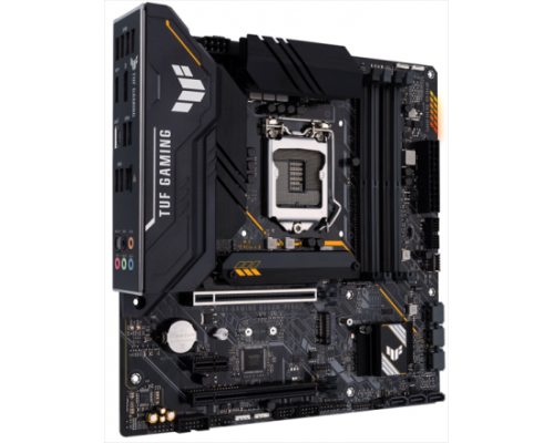 Материнская плата ASUS TUF GAMING B560M-PLUS, LGA1200, B560, 4*DDR4, DP+HDMI, , SATA3 + RAID, Audio, Gb LAN, USB 3.2*6, USB 2.0*6, COM*1 header (w/o cable), mATX; 90MB1780-M0EAY0