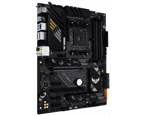 Материнская плата ASUS TUF GAMING B550-PRO, Socket AM4, B550, 4*DDR4, HDMI+DP, CrossFireX, SATA3 + RAID, Audio, 2,5Gb LAN, USB 3.2*8, USB 2.0*6, COM*1 header (w/o cable) ATX ; 90MB17R0-M0EAY0