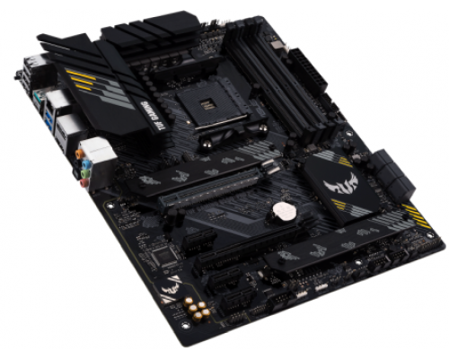 Материнская плата ASUS TUF GAMING B550-PRO, Socket AM4, B550, 4*DDR4, HDMI+DP, CrossFireX, SATA3 + RAID, Audio, 2,5Gb LAN, USB 3.2*8, USB 2.0*6, COM*1 header (w/o cable) ATX ; 90MB17R0-M0EAY0