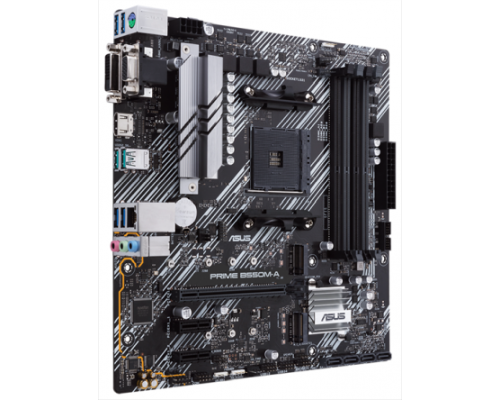 Материнская плата ASUS PRIME B550M-A/CSM, Socket AM4, B550, 2*DDR4, D-Sub+DVI+HDMI, SATA3 + RAID, Audio, Gb LAN, USB 3.1*8, USB 2.0*4, COM*1 header (w/o cable), mATX ; 90MB14I0-M0EAYC