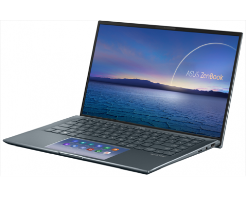 Ультрабук ASUS Zenbook 14 UX435EGL-KC044R Intel Core i5-1135G7/16Gb LPDDR4X/512Gb M.2 SSD/14,0 FHD/GF MX450 2Gb/NumPad/Windows 10 Pro/990gr/Pine_grey/Sleeve+USB to RJ45 adapter/Mg_body