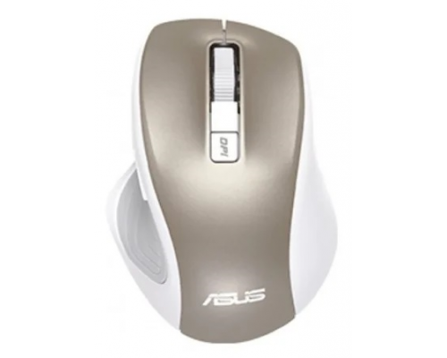 Мышь ASUS MW202 Silent Wireless Optical MW202 Беспроводная .4000 dpi.74.73 x 39.13 x 106.84 мм .64 грамма.Белый+золотистый