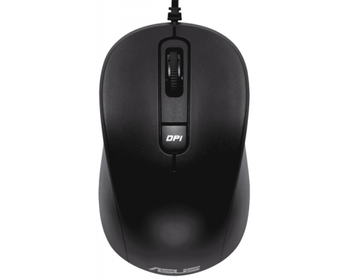 Мышь MU101C ASUS Wired USB Blue Ray Silent Mouse. Проводная .3200 dpi.96 x 57 x 38 мм .64 грамма.Черный