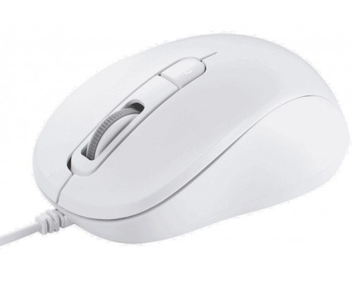 Мышь MU101C ASUS Wired USB Blue Ray Silent Mouse. Проводная .3200 dpi.96 x 57 x 38 мм .64 грамма.Белый