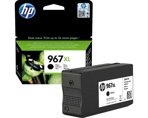 Картридж HP 967XL для OfficeJet Pro 901x/902x, черный (3 000 стр.)