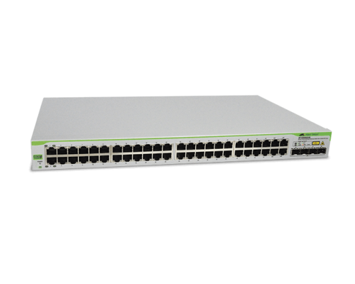 Смарт-коммутатор Allied Telesis 48 port 10/100/1000TX WebSmart switch with 4 SFP bays