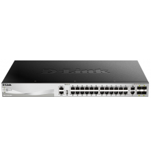 Коммутатор D-Link DGS-3130-30TS/A2A, PROJ L2+ Managed Switch with 24 10/100/1000Base-T ports and 2 10GBase-T ports and 4 10GBase-X SFP+ ports.16K Mac address, SIM, USB port, IPv6, SSL v3, 802.1Q VLAN,GVRP, 802                                         