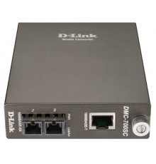 Конвертор D-Link DMC-700SC/B9A, Media Converter with 1 1000Base-T port and 1 1000Base-SX port.Up to 550m, multi-mode Fiber, SC connector, Jumbo frame, Transmitting and Receiving wavelength: 850nm.                                                      