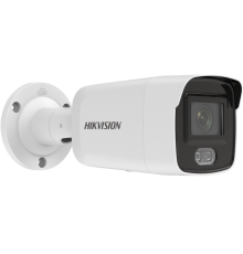 Камера Hikvision DS-2CD2027G2-LU(2.8mm) IP 2Мп цилиндрическая ColorVu с LED-подсветкой до 40м; с Deep learning алгоритмом; 1/2.8