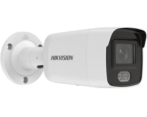 Камера Hikvision DS-2CD2027G2-LU(2.8mm) IP 2Мп цилиндрическая ColorVu с LED-подсветкой до 40м; с Deep learning алгоритмом; 1/2.8