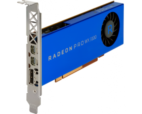 Видеокарта Graphics Card AMD Radeon Pro WX 3100, 4GB, 2-mDP, 1-DP, (Z2 G4 SFF/Tower, Z4, Z6, Z8, EliteDesk 705 G4 MT WS)