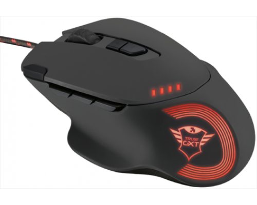 Мышь Trust Gaming Mouse GXT 162, USB, 250-4000dpi, Illuminated, Black [21683]