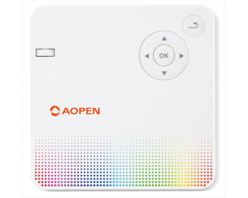 Проектор Aopen projector PV10 LED, WVGA, 300Lm, 5.000/1, HDMI, USB, Wifi, 0.4Kg, EURO/UK/Swiss EMEA