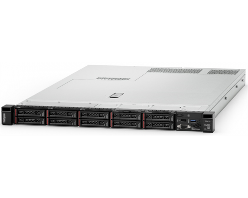 Сервер Lenovo TCH ThinkSystem SR630 Rack 1U,2xXeon 5218R 20C(2.1GHz/125W),2x32GB/2933/2R/RDIMM,noHDD(upto8/10 SFF),RAID 930-8i(2GB),noGbE,noDVD,1x750W(upto2),2.8m p/c(upto2),XCC Enterprise