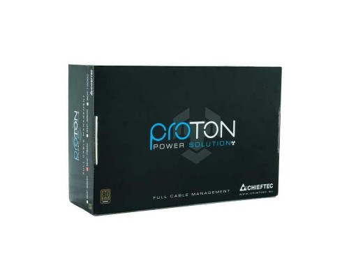 Блок питания Chieftec PSU BDF-1000С 1000W Proton ATX2.3, EPS12V 230V 14cm Fan 80+Bronze Active PFC, 20+4, 2*8(4+4)p, 6*8(6+2)p, 9xSATA, 3xMolex, FDD