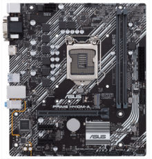 Материнская плата ASUS PRIME PRIME H410M-A/CSM, LGA1200, H410, 2*DDR4, D-Sub + DVI + HDMI, SATA3, Audio, Gb LAN, USB 3.2*4, USB 2.0*6, COM*1 header (w/o cable), mATX ; 90MB13G0-M0EAYC                                                                   