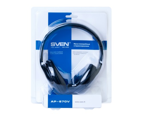 Наушники SVEN AP-670V, черный