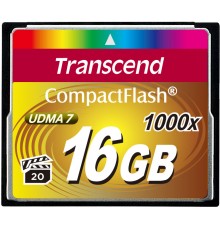 Карта памяти Transcend 16GB CompactFlash 1000x                                                                                                                                                                                                            