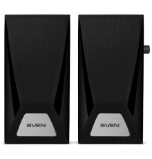 Акустическая система SVEN SPS-555, чёрный, акустическая система 2.0, USB, мощность 2x3 Вт(RMS)                                                                                                                                                            