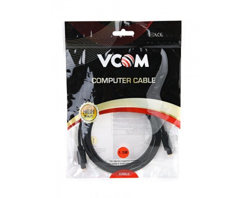 Оптический кабель ODT (Toslink)-M --  ODT (Toslink)-M ,1,5m, VCOM CV905-1.5M