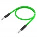 Кабель Greenconnect 1.5m аудио jack 3,5mm/jack 3,5mm зеленый нейлон, черные коннекторы, 28 AWG, M/M, экран, GCR-51739