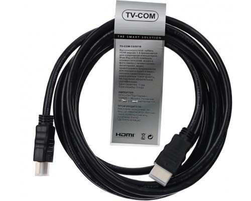 Кабель цифровой HDMI19M to HDMI19M, V1.4, 3m, TV-COM CG501N-3M