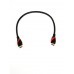 Кабель HDMI 19M/M ver. 2.0 black red, 0.5m VCOM CG525-R-0.5