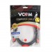 Кабель HDMI 19M/M ver. 2.0 black red, 0.5m VCOM CG525-R-0.5