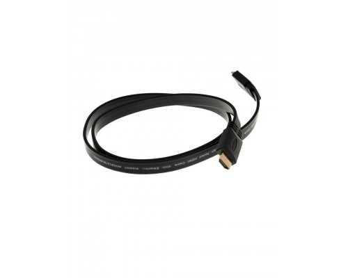 Кабель HDMI 19M/M ,плоский,ver. 2.0, 4K@60 Hz 1m VCOM CG522F-1M