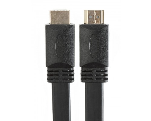 Кабель HDMI 19M/M ,плоский,ver. 2.0, 4K@60 Hz 1m VCOM CG522F-1M